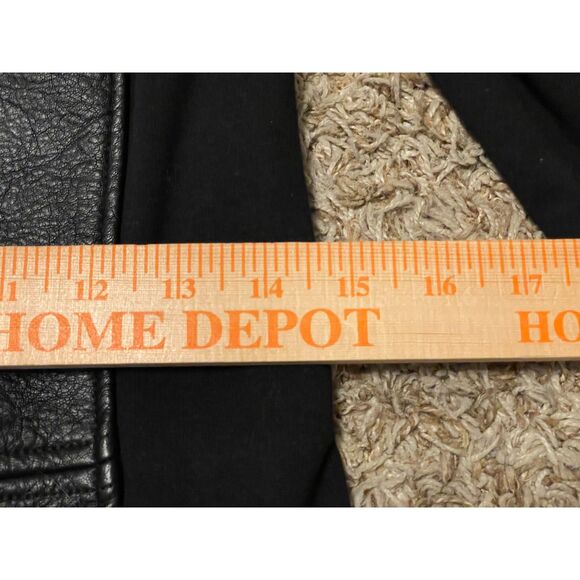 Blanc Noir Women's Asymetric Hooded Moto Jacket Faux Leather Black Size S - Picture 5 of 14